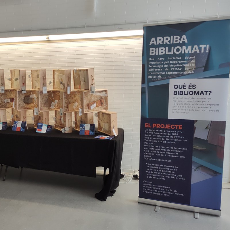 ETSAV inaugura l'exposició del projecte BIBLIOMAT.
