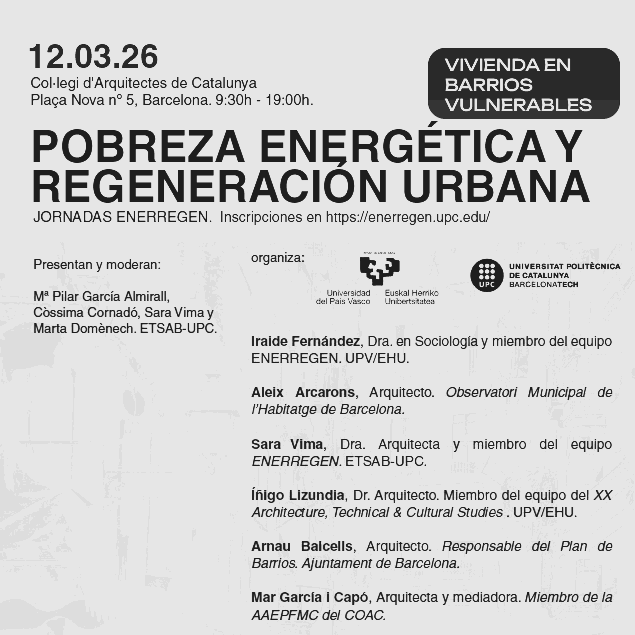 Jornades ENER-REGEN al COAC