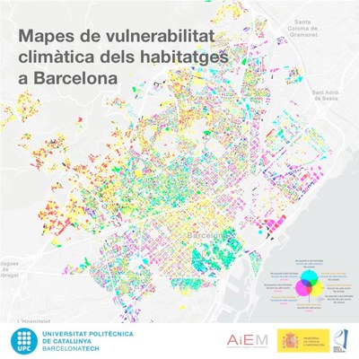 Mapes de vulnerabilitat climàtica dels habitatges a Barcelona