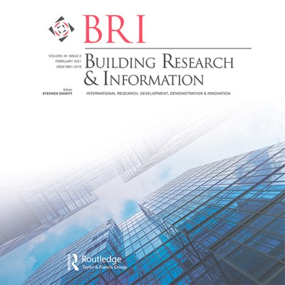 Professor Carlos Alonso Montolío co-edits a special number of Building Research & Information