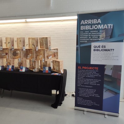 ETSAV inaugurates the exhibition of the BIBLIOMAT project.