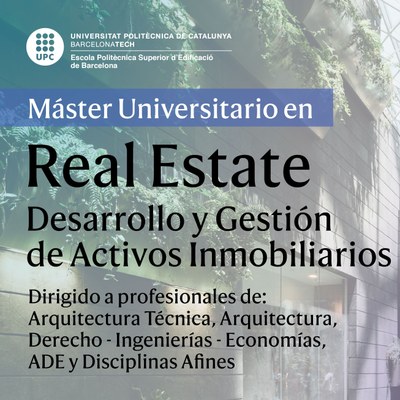 Sesión informativa del Máster en Real Estate (MUDGI)